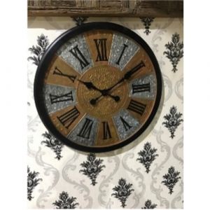 Wooden Metal Fit Clock